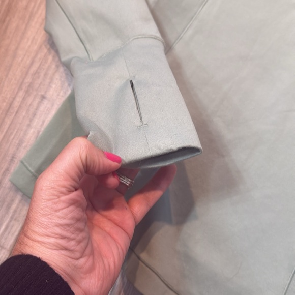 Nike Pro Therma Fit Shirt Slim Fit Green High Neck‎ Pockets Pullover Large NWT - Picture 8 of 12